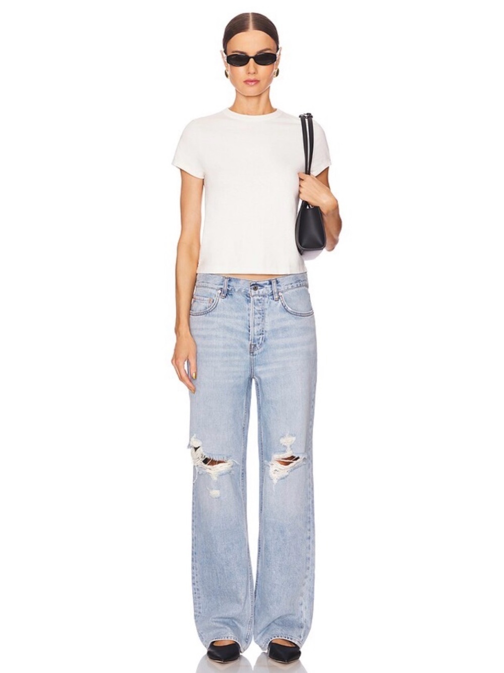 GRLFRND Bella Low Rise Boyfriend Jeans in Fairfax